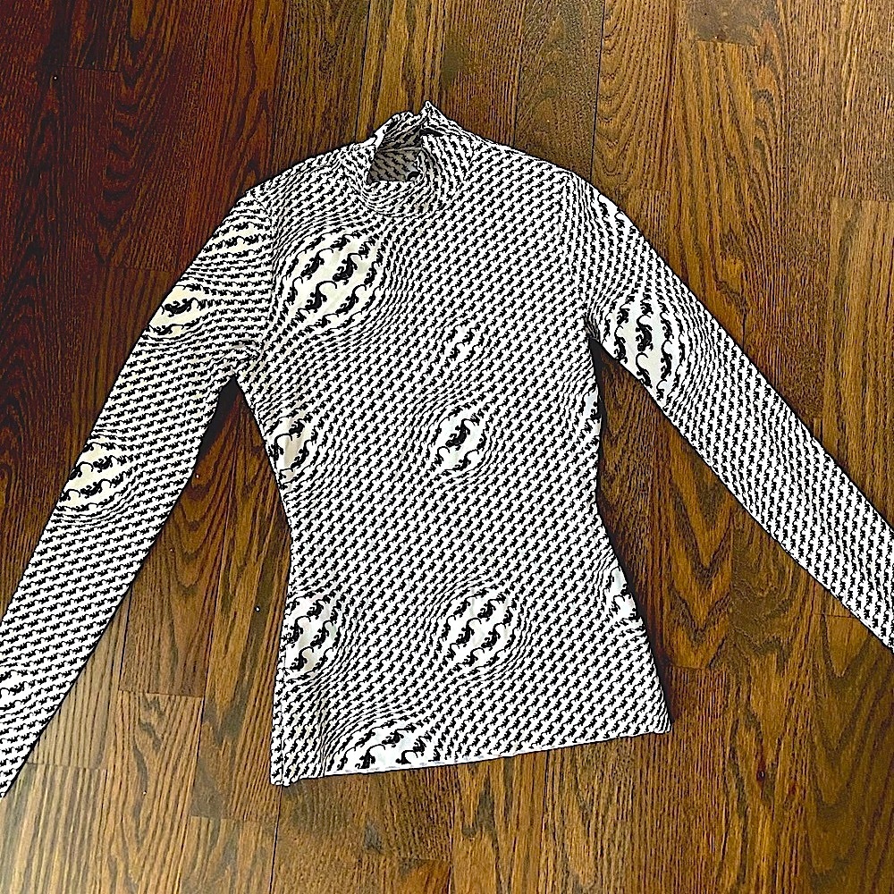 Marine Serre Lizard Print Top